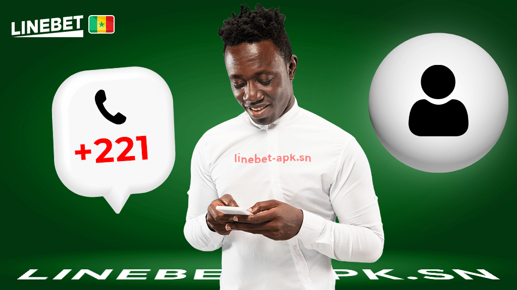 Linebet Sénégal  comment se connecter à son compte à l'aide du numéro de téléphone 
